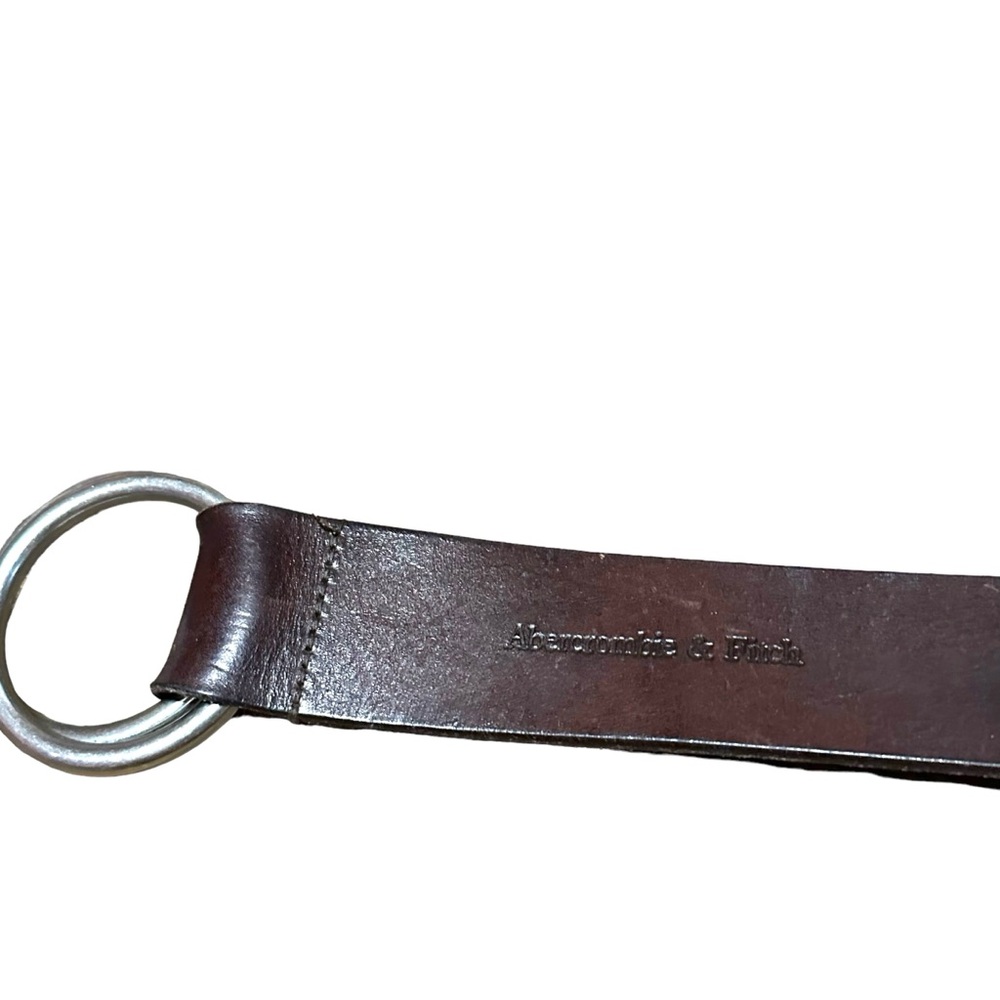 Vintage Abercrombie & Fitch Leather Brown Boho Belt O-RING 34-36 Medium - Picture 4 of 10